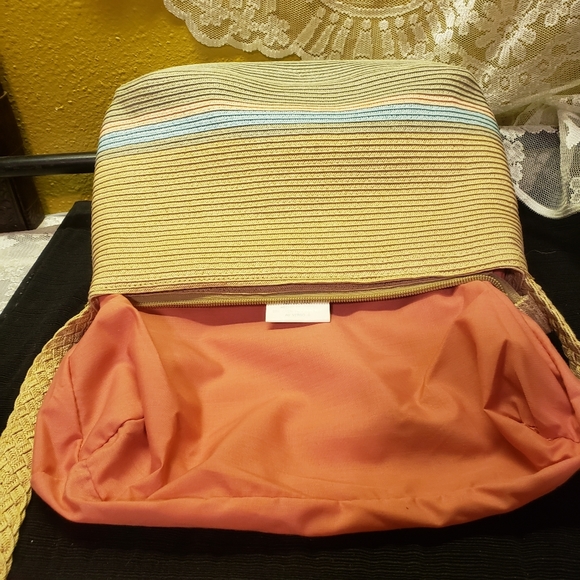 Vtg Liz Claiborne Purse/Handbag/Satchel Paper - Picture 11 of 11